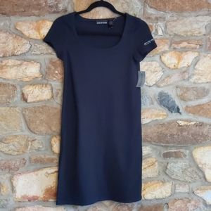 DKNY jeans black bodycon dress Size S